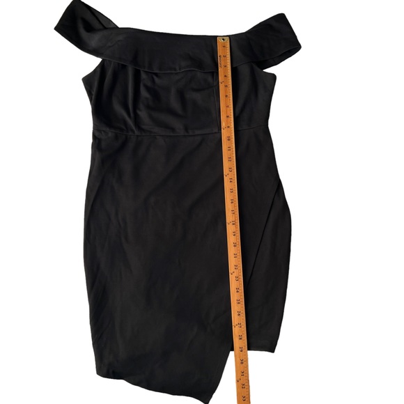 Torrid | Black Off-Shoulder Ponte Body Con Dress - Picture 8 of 8